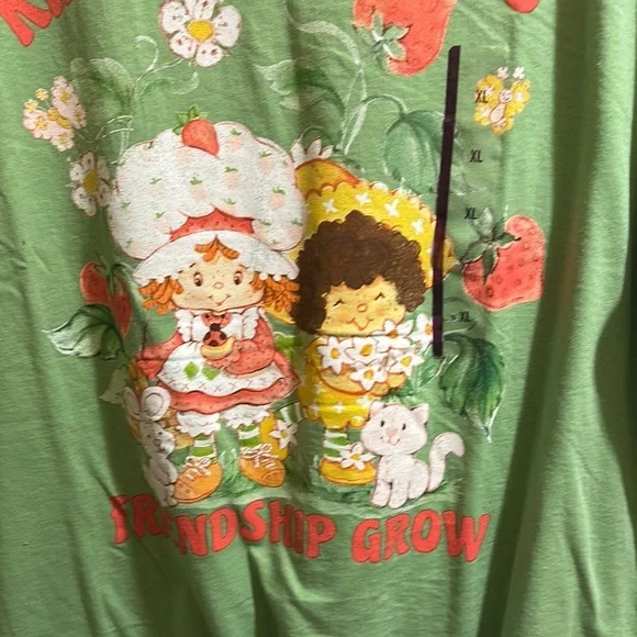 Strawberry shortcake Green Graphic T-Shirt - Picture 3 of 3